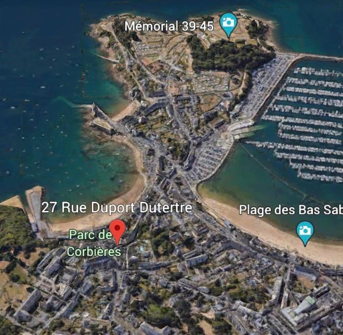  Kraou Kezeg   à 50m de la mer - 2/4 pers. Saint-Malo Exterior foto